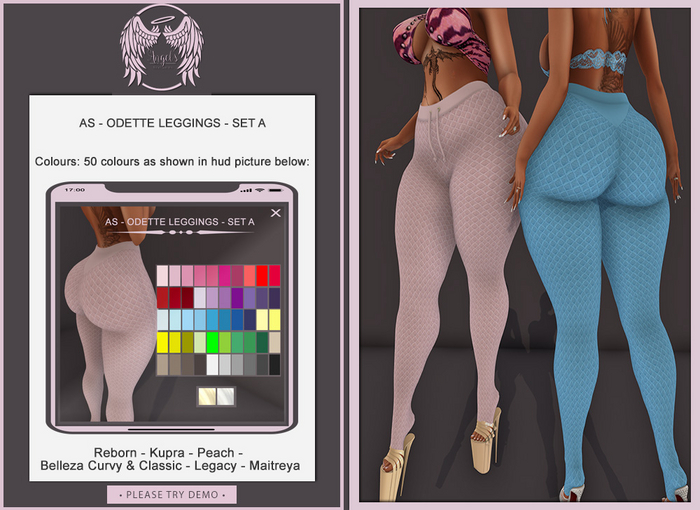 AS - ODETTE LEGGINGS - SET A (add to unpack)