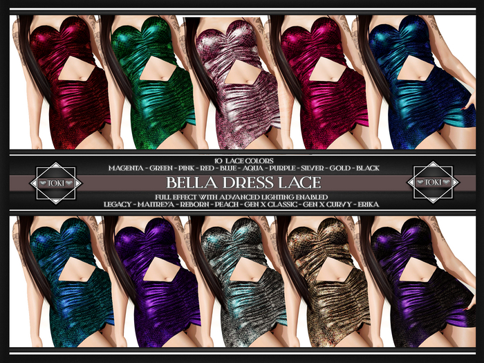 [TOKI] Bella Dress Lace PACK