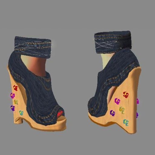 heels  guccik denim