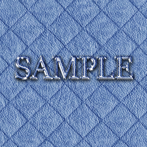 Zoy Texture [ Diamond Leather 01 ] Seamless - Blue