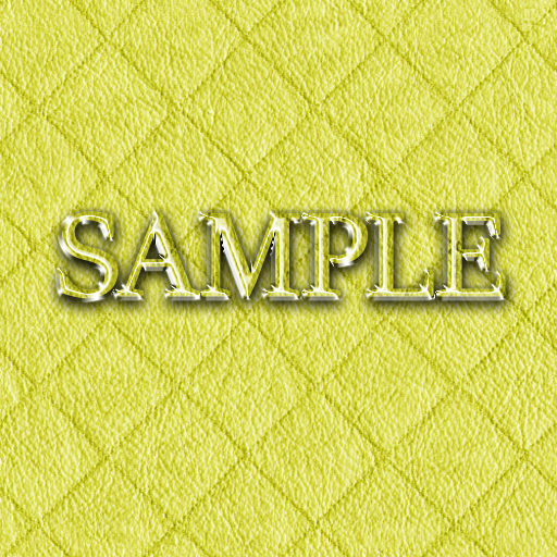 Zoy Texture [ Diamond Leather 01 ] Seamless - Yellow
