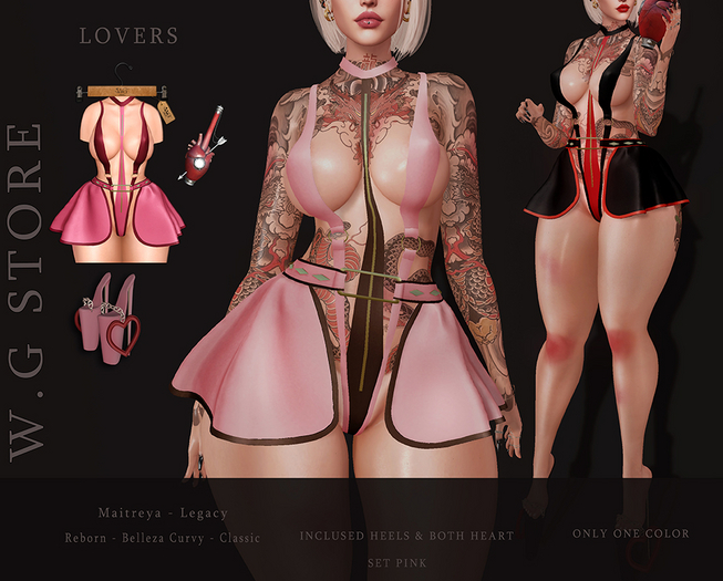 W.G STORE -  Lovers Set Pink