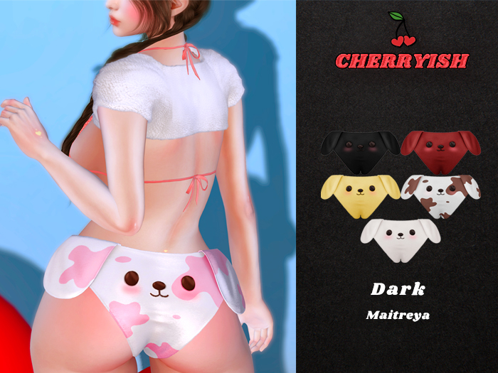 ::CHERRYISH:: Marie panties - Dark(pack)