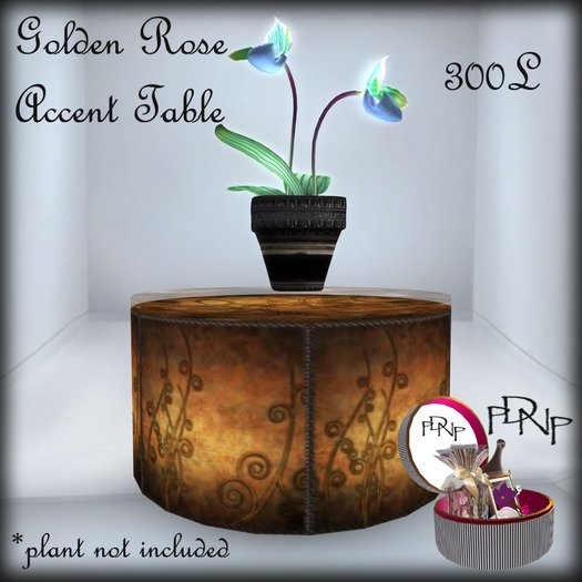 PDN: GOLDEN ROSE ACCENT TABLE