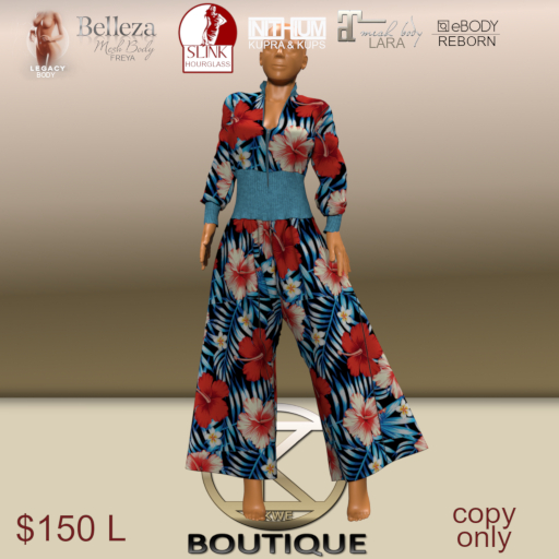 Maxi Jumper Tropical Blue