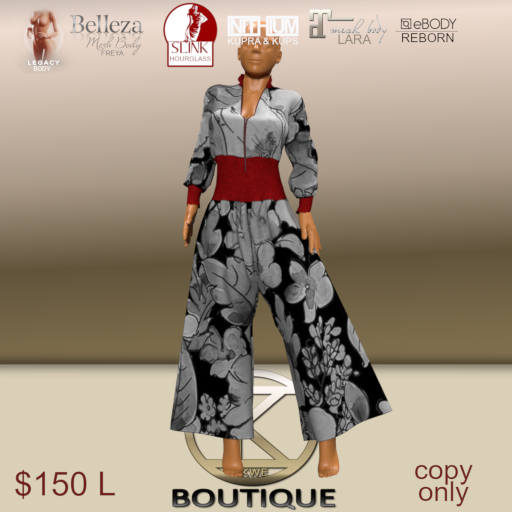 Maxi Jumper Floral Red