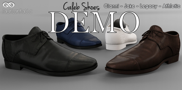 Demo Caleb Male Formal Shoes- Fatpack Colors - Signature Gianni, Belleza Jake , Legacy, Athletic - FashionNatic