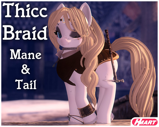[HMART] Thicc Braid Mane & Tail
