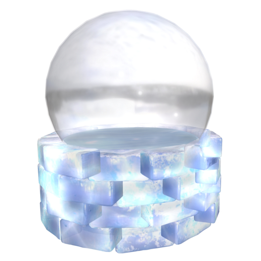 DFS Water Barrel - Snow Globe