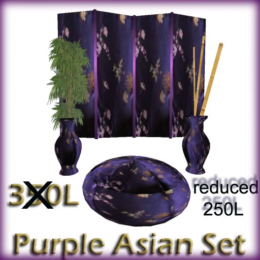 PDN: PURPLE ASIAN SET
