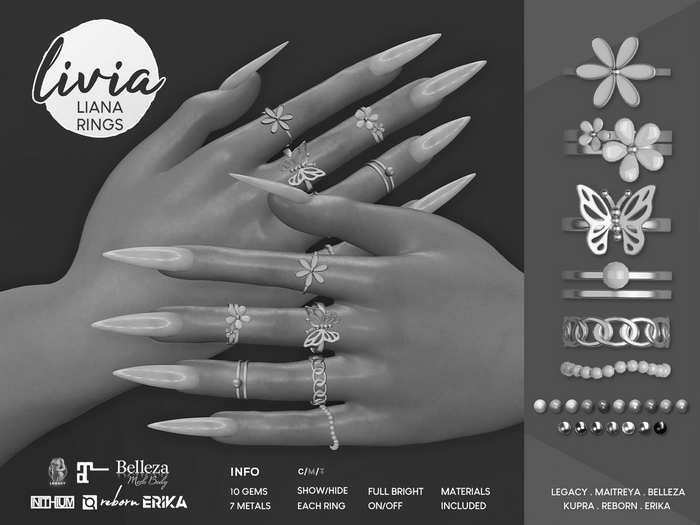 LIVIA Liana Bento Rings DEMO