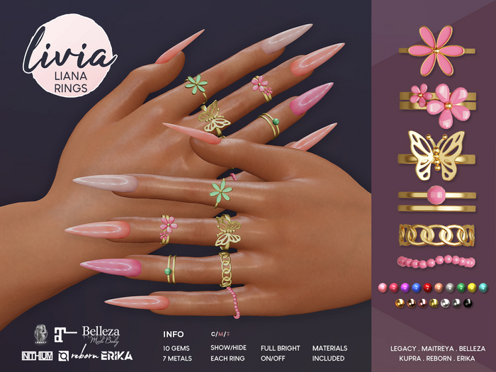 LIVIA Liana Bento Rings