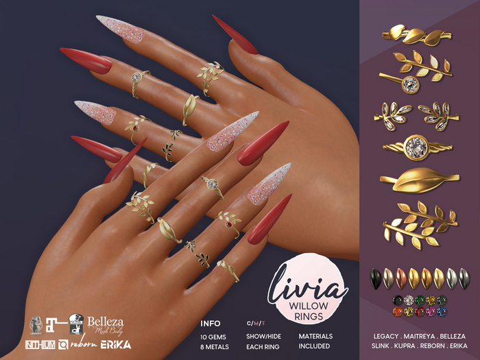 LIVIA Willow Bento Rings