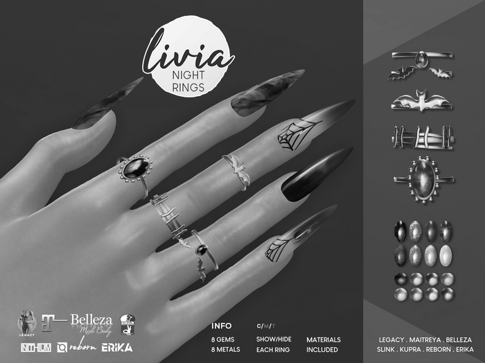 LIVIA Night Bento Rings DEMO