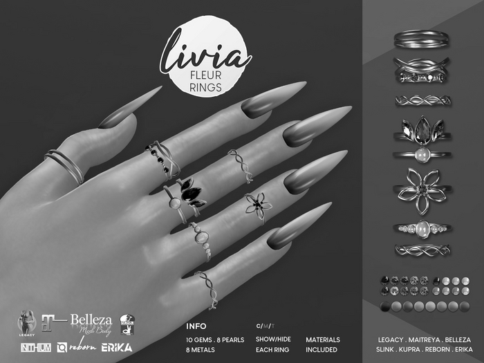 LIVIA Fleur Bento Rings DEMO