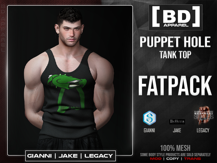 [BD] Puppet Tank Top FATPACK