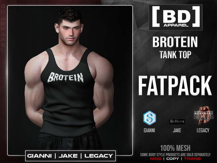 [BD] Brotein Tank Top FATPACK