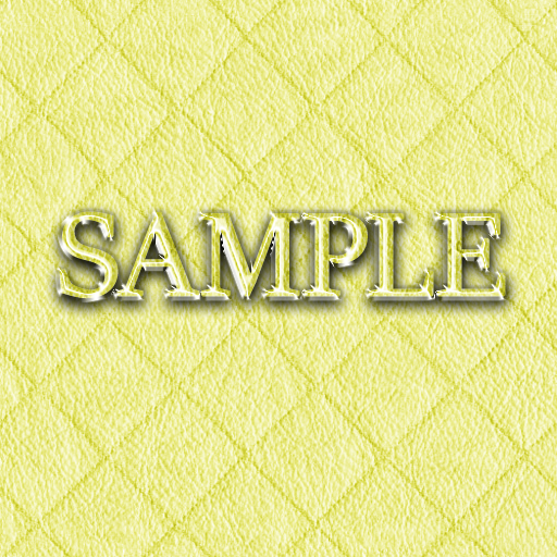 Zoy Texture [ Diamond Leather 02 ] Seamless - Lemon