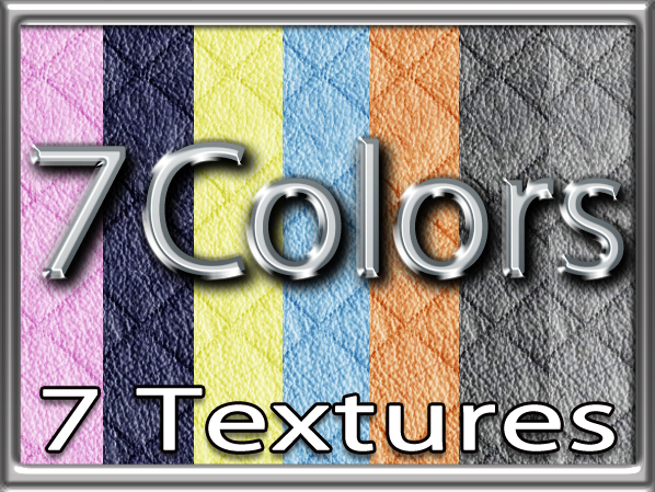 Zoy Texture [ Diamond Leather 02 ] Seamless - 7 Colors