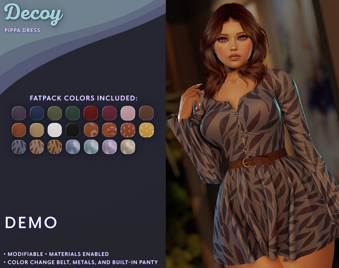 Decoy - Pippa Dress: DEMO