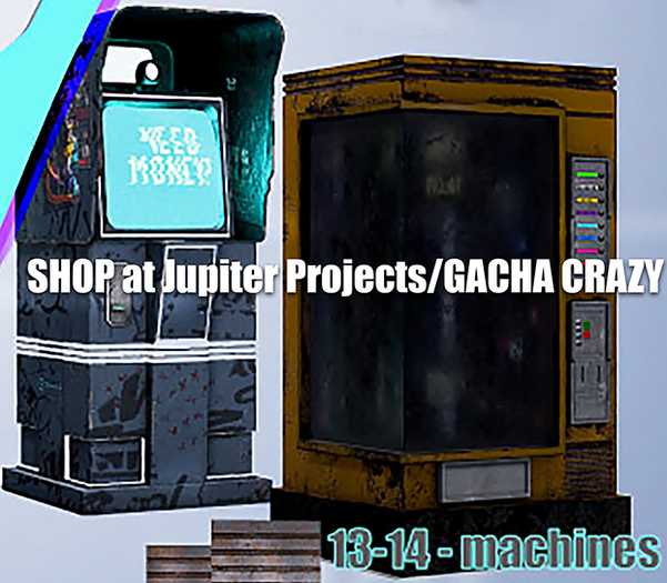 PIRAYA&TROPIX - Cyber City Gacha - soda machine