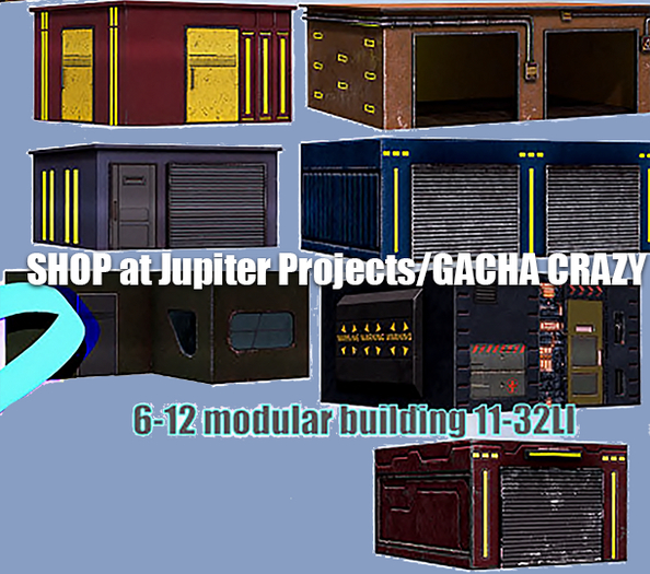 PIRAYA&TROPIX - Cyber City Gacha - modular building 01