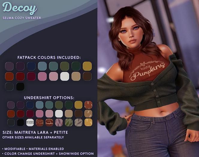 Decoy - Selma Cozy Sweater: Fatpack (Maitreya)