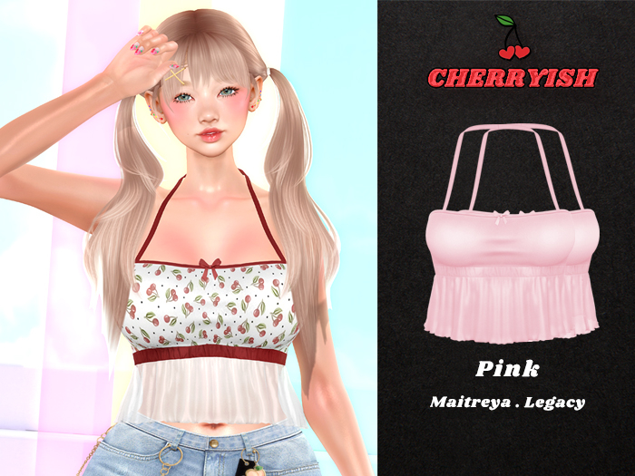 ::CHERRYISH:: Giselle Top - Pink