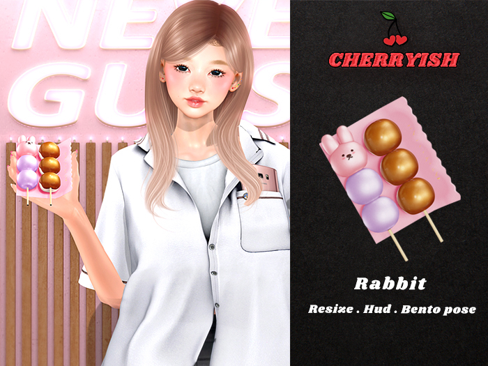Second Life Marketplace - ::CHERRYISH:: Ruru Dango - Rabbit(pack)