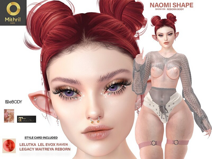 Mithril-Naomi Shape _lel RAVEN