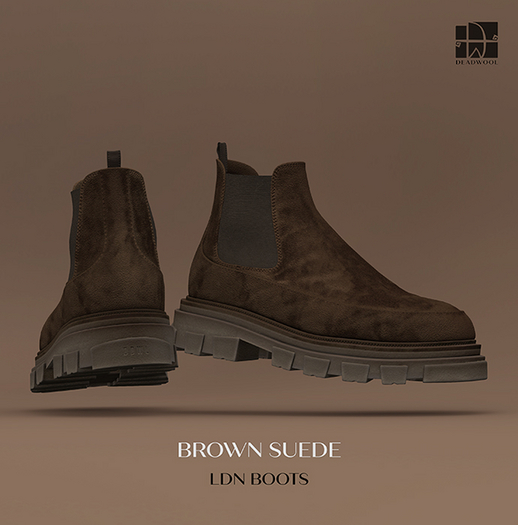 [Deadwool] LDN boots - brown suede