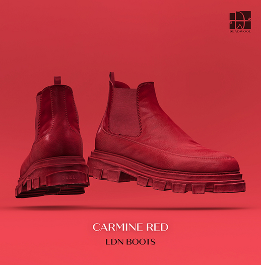[Deadwool] LDN boots - carmine red