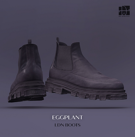 [Deadwool] LDN boots - eggplant