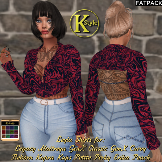 [K-Style] LEYLA SHIRTS FATPACK #6