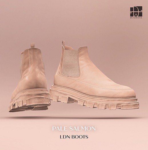 [Deadwool] LDN boots - pale salmon
