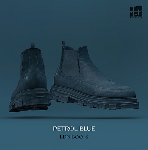 [Deadwool] LDN boots - petrol blue