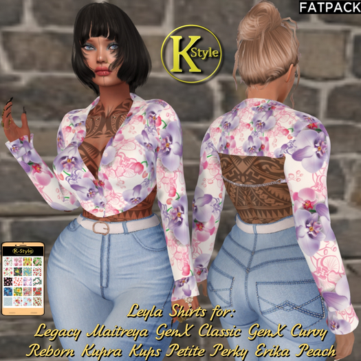 [K-Style] LEYLA SHIRTS FATPACK #12