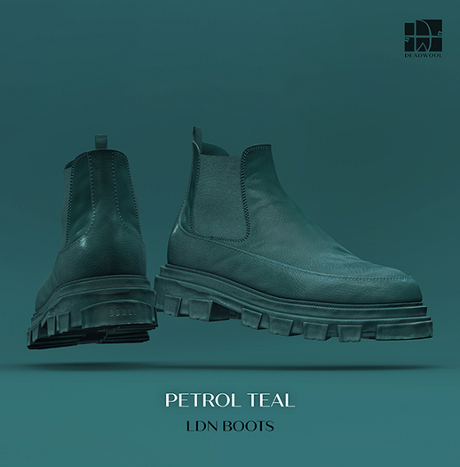 [Deadwool] LDN boots - petrol teal