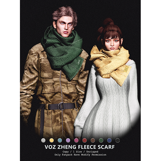 [VOZ] Zheng Fleece Scarf (Fatpack)