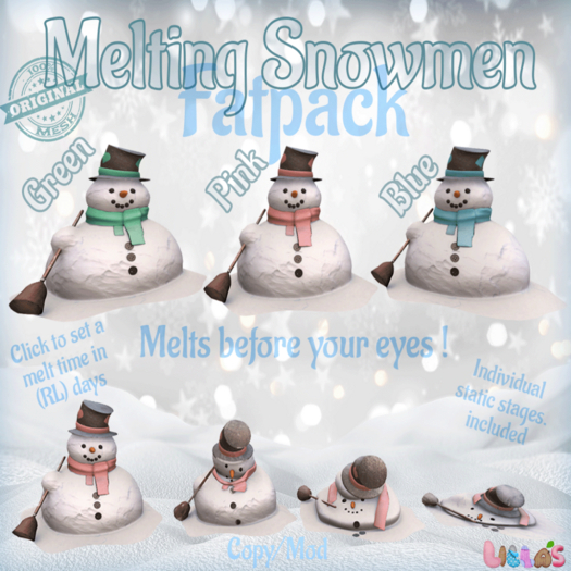 Lilla's Melting Snowman FATPACK