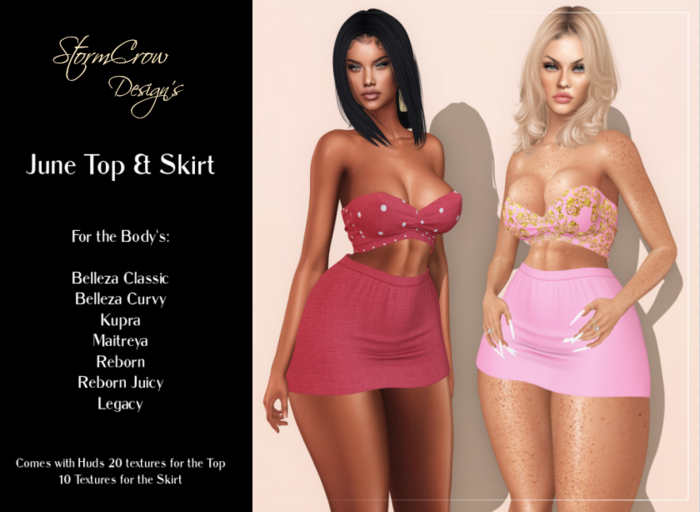 June Top & Skirt with Hud