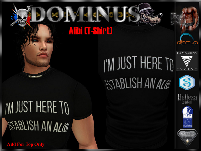 ~DOMINUS~Alibi (T-Shirt)  (ADD)