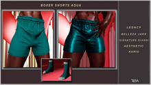 R2A-BOXER SHORTS AQUA