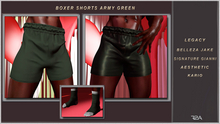 R2A-BOXER SHORTS ARMY GREEN