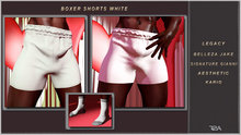 R2A-BOXER SHORTS WHITE