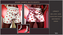 R2A-BOXER SHORTS WHITE/HEARTS