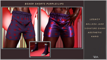 R2A-BOXER SHORTS PURPLE/LIPS