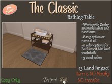 [byMela]~ADD me~The Classic~Bath Table
