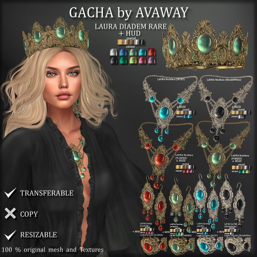 *AvaWay* LAURA_Bracelet R (Black&White)