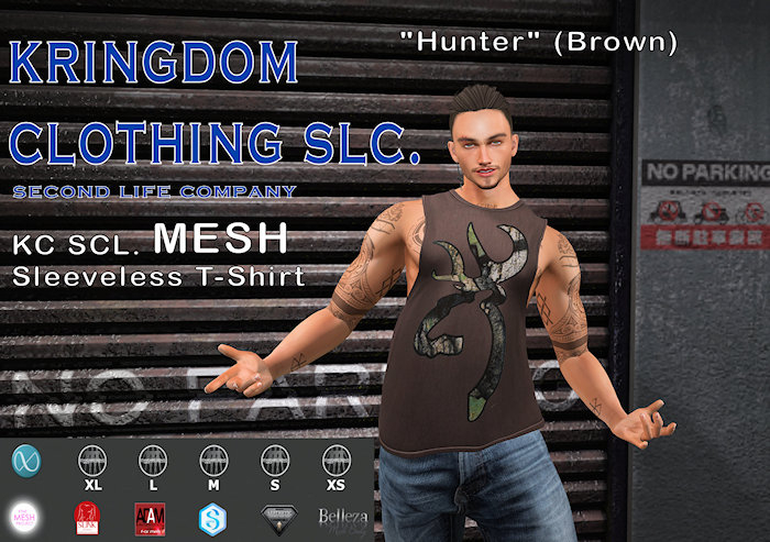 KC SLC  Hunting Tank top Brown  